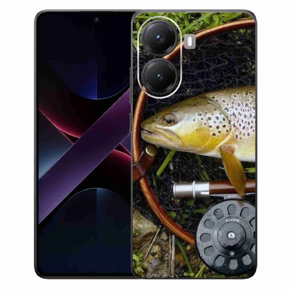 Gélový kryt mmCase na Xiaomi Poco X7 Pro 5G - pstruh 2