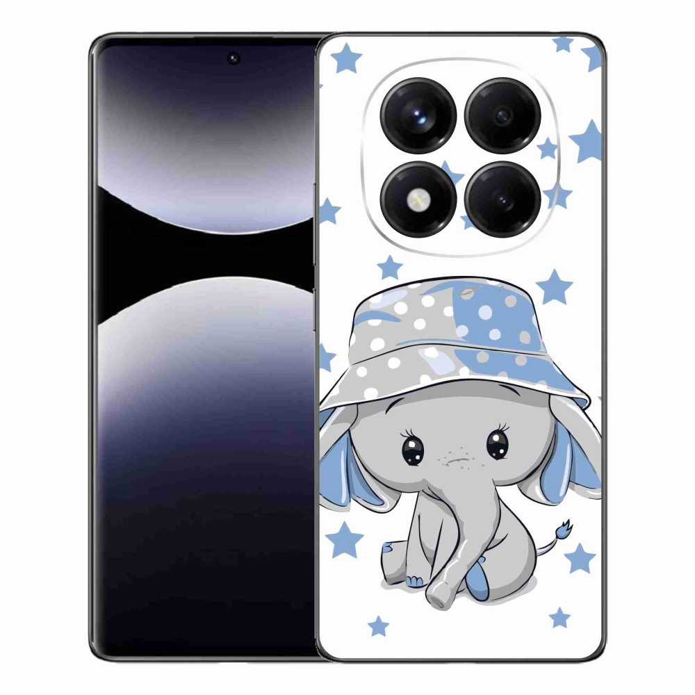 Gélový kryt mmCase na Xiaomi Redmi Note 14 Pro - modrý slon