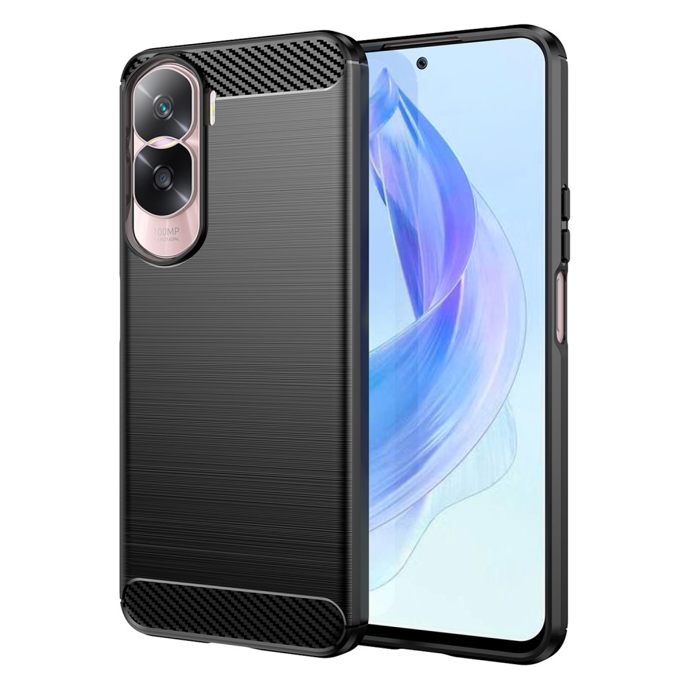 Carbon odolný gélový obal na Honor 90 Lite - čierny