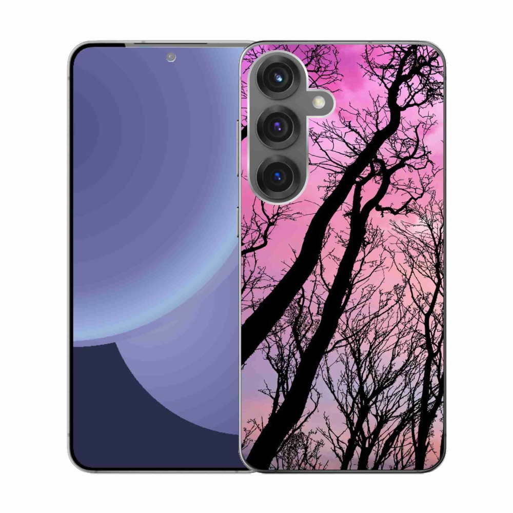 Gélový kryt mmCase na Samsung Galaxy S25 - opadané stromy