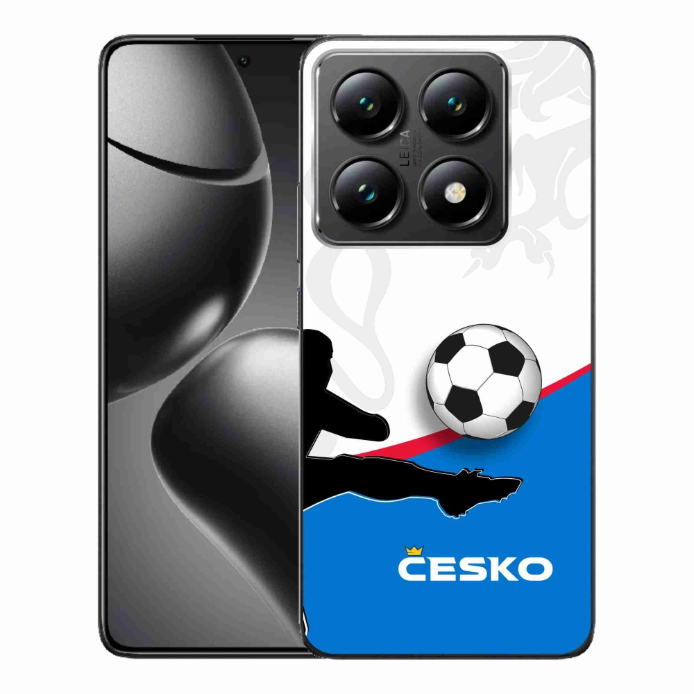Gélový kryt mmCase na Xiaomi 14T Pro - futbal Česko 3