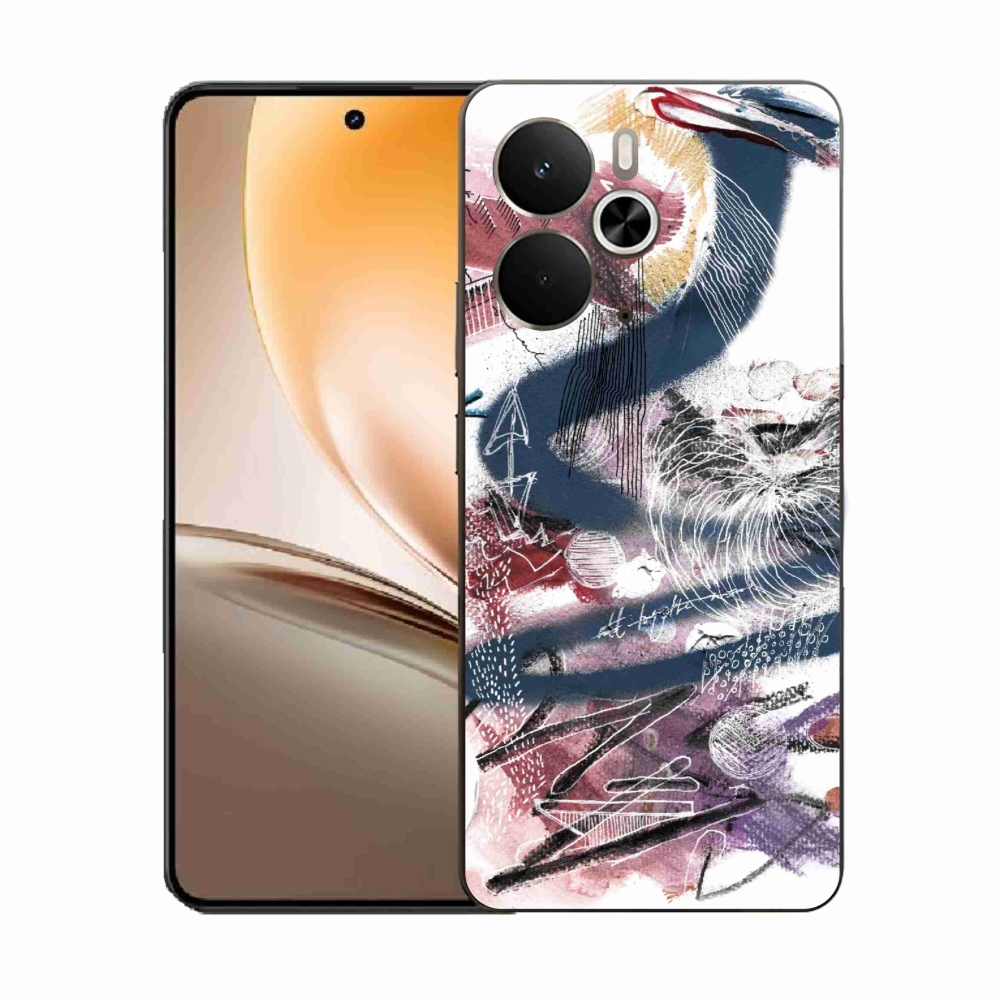 Gélový kryt mmCase na Realme 14 5G - abstraktný motív 28