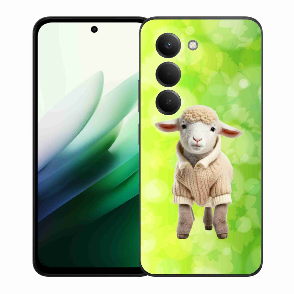 Gélový kryt mmCase na Xiaomi Redmi 15 5G (169mm) - jahňa vo svetri