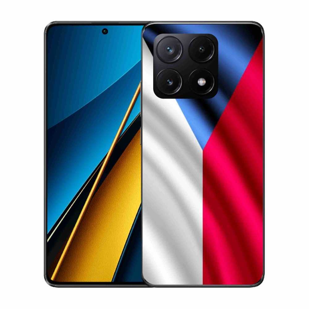 Gélový kryt mmCase na Xiaomi Poco X6 Pro 5G - česká vlajka