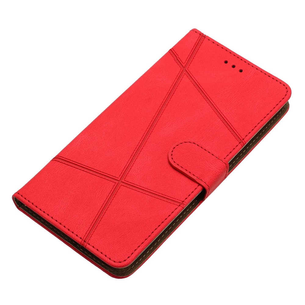 Line knižkové púzdro na Samsung Galaxy S25 FE - červené