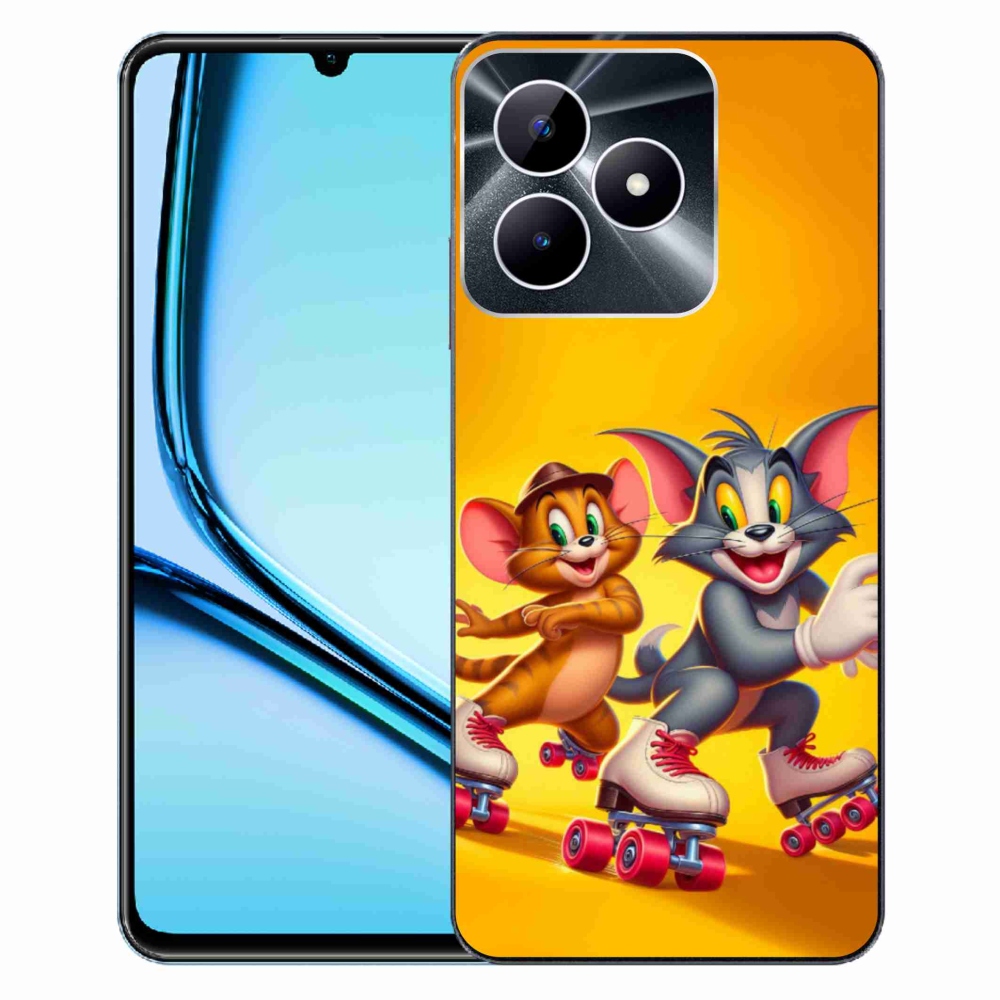 Gélový kryt mmCase na Realme Note 50 - tom a jerry