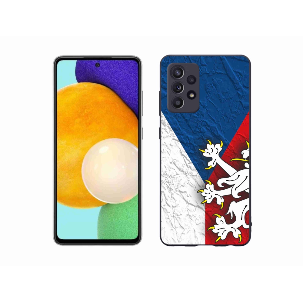 Gélový kryt mmCase na Samsung Galaxy A52/A52 5G - česká vlajka 1