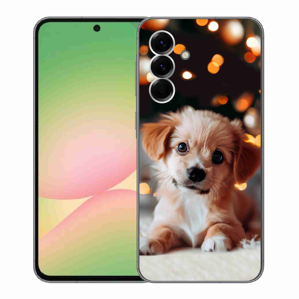Gélový kryt mmCase na Samsung Galaxy A56 5G - šteniatko