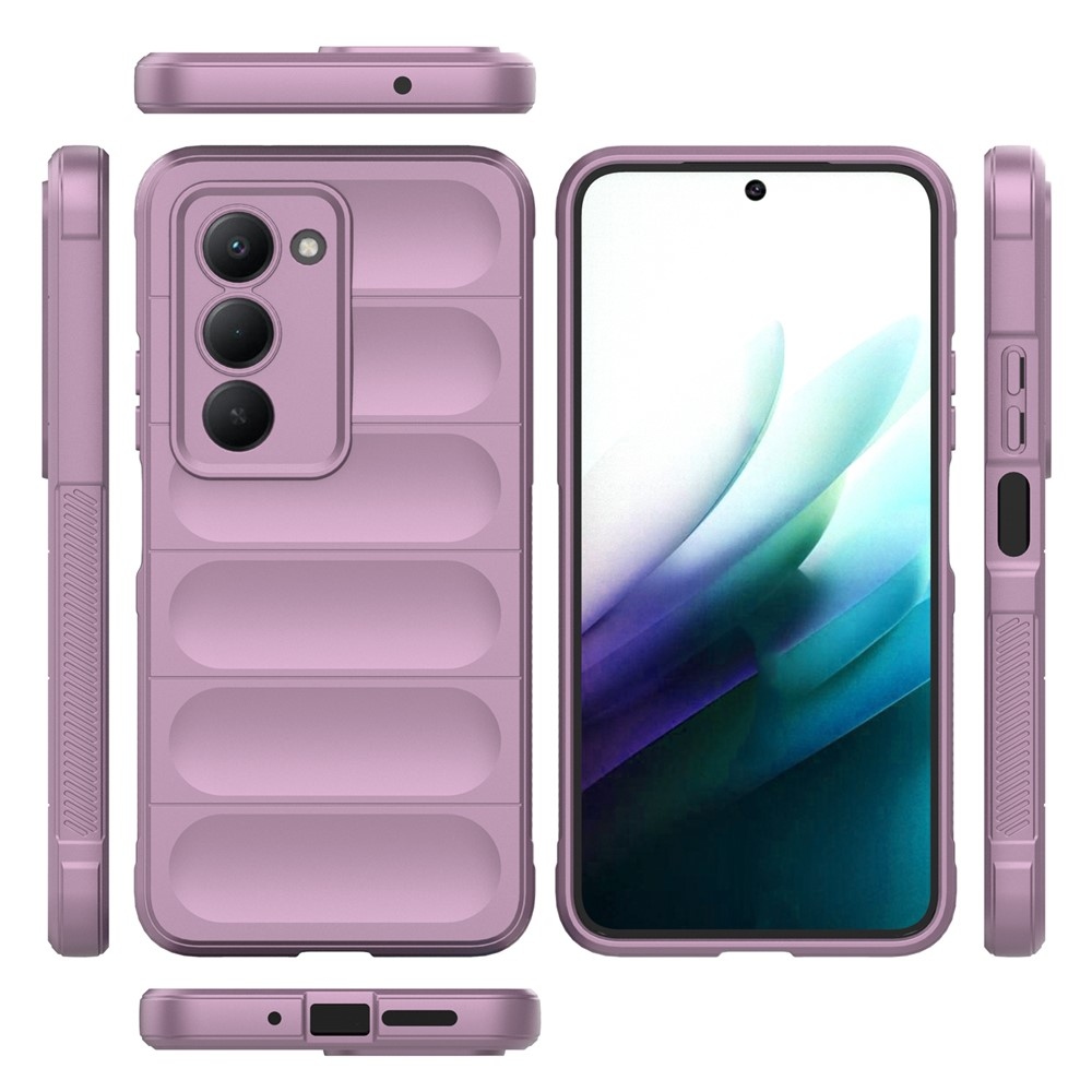 Rugg odolný gélový obal na Xiaomi Redmi 15 4G (171mm) - svetlofialový