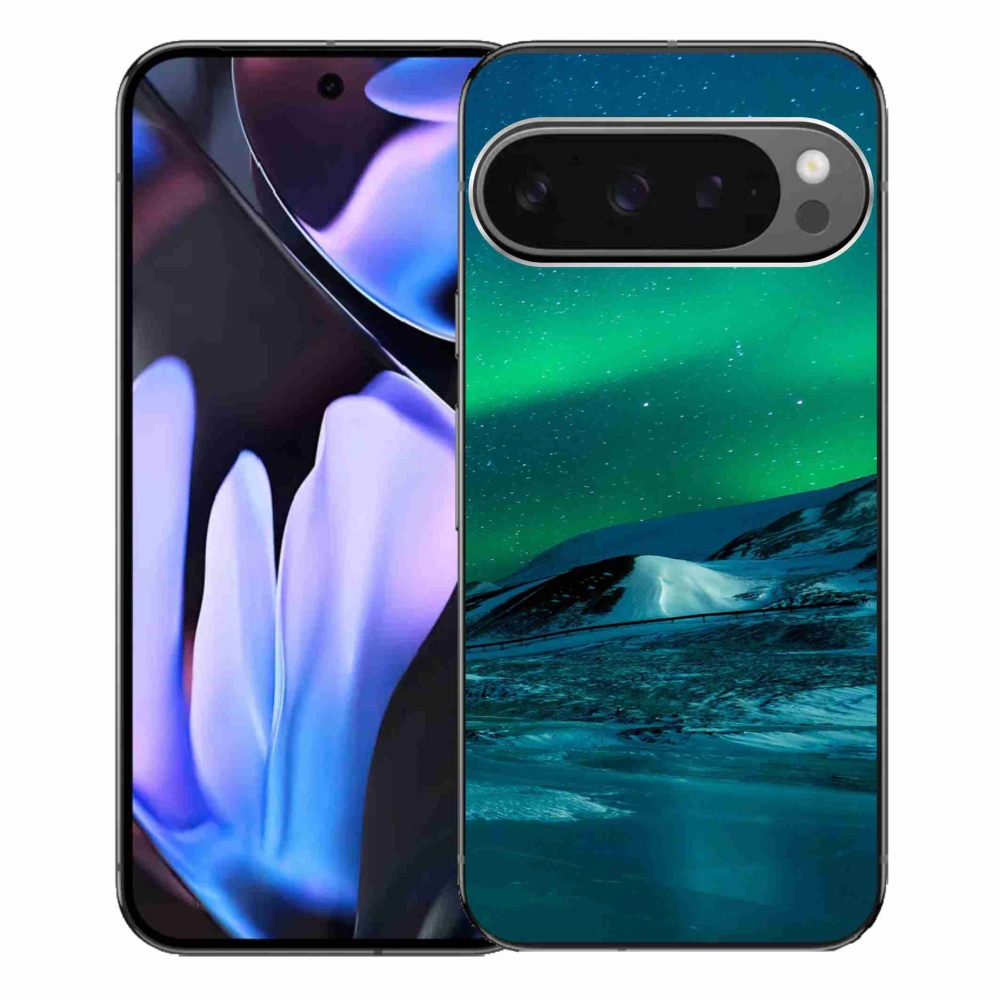 Gélový kryt mmCase na Google Pixel 9 Pro XL - polárna žiara