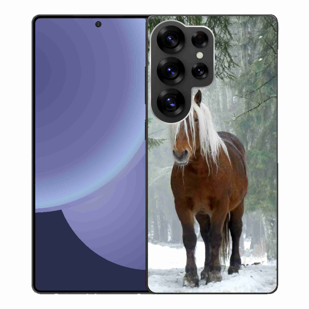 Gélový kryt mmCase na Samsung Galaxy S25 Ultra - kôň v lese