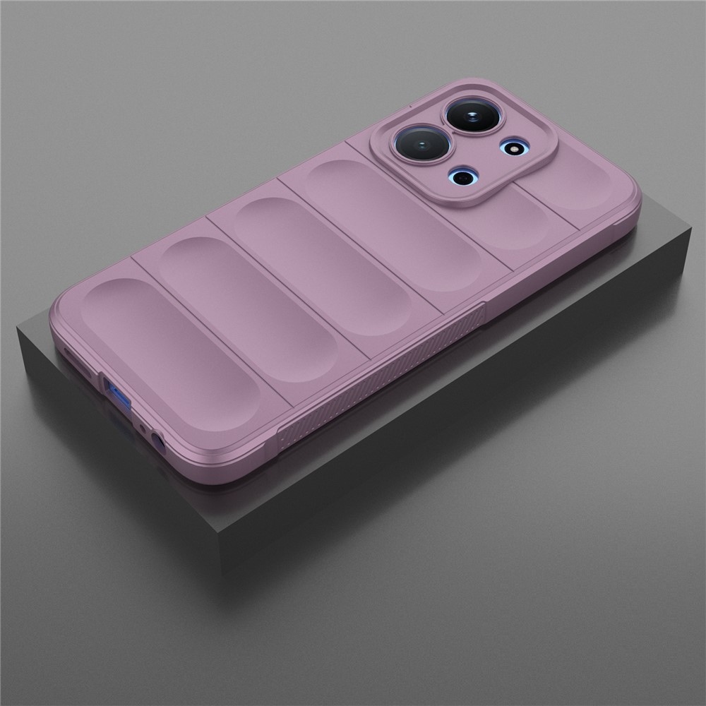 Rugg odolný gélový obal na Xiaomi Redmi 15C 4G (171mm)/Poco C85 4G (171mm) - svetlofialový