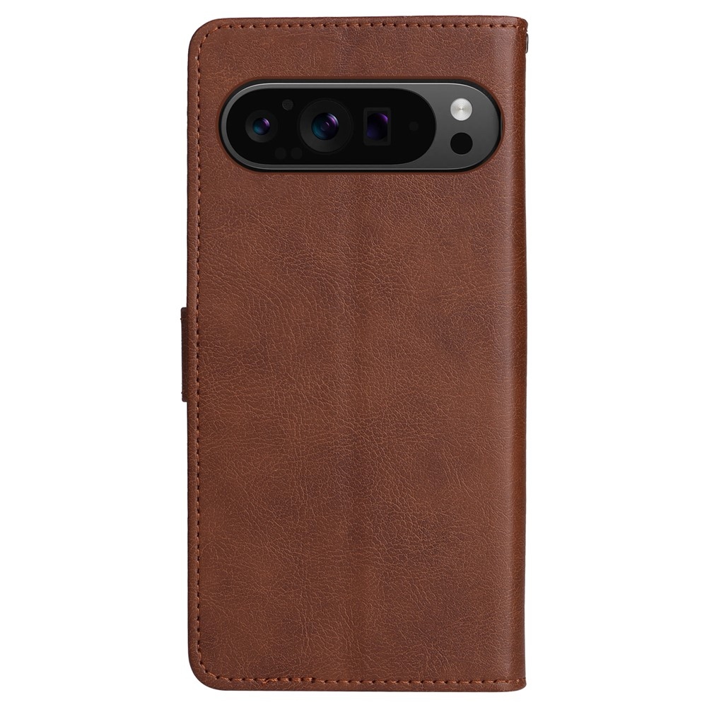 Clots knižkové púzdro na Google Pixel 10 Pro XL/Pixel 9 Pro XL - hnedé
