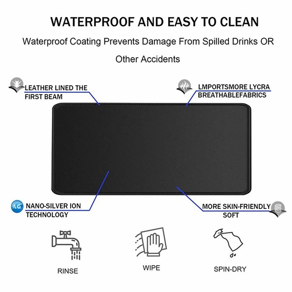 Veľká podložka pod myš 300 × 600 mm s abstraktným vzorom