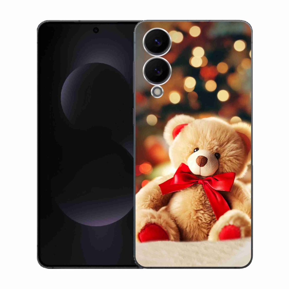 Gélový kryt mmCase na Samsung Galaxy S25 Edge - plyšový medvedík