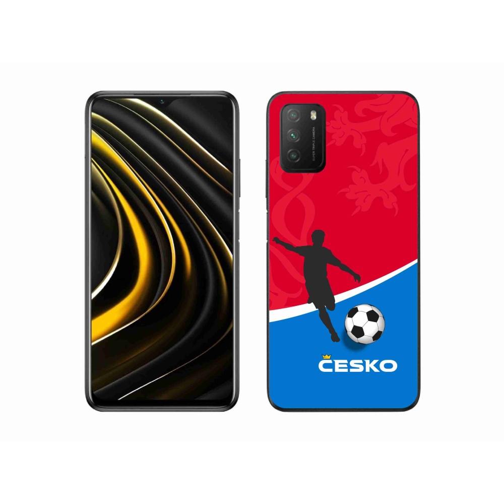 Gélový kryt mmCase na Xiaomi Poco M3 - futbal Česko