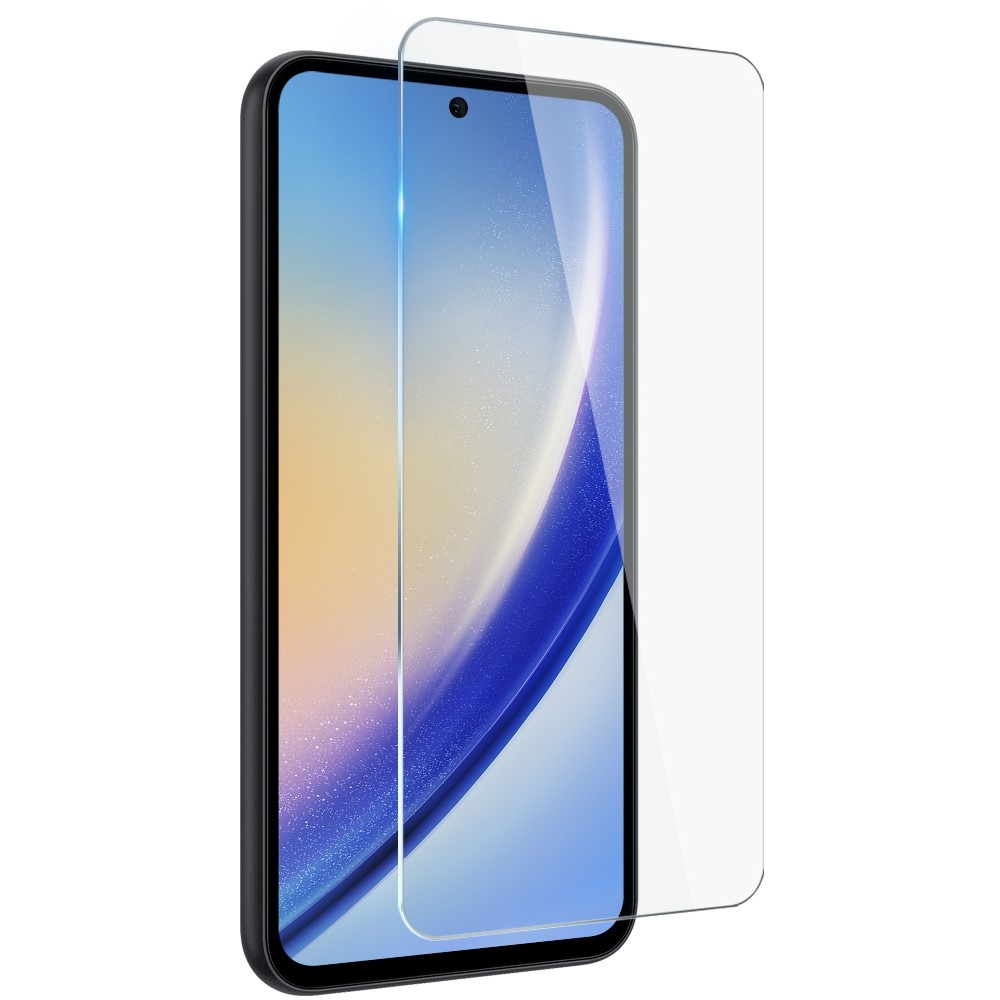 NORTHJO priehľadný gélový obal + tvrdené sklo na Samsung Galaxy A55 5G - priehľadný