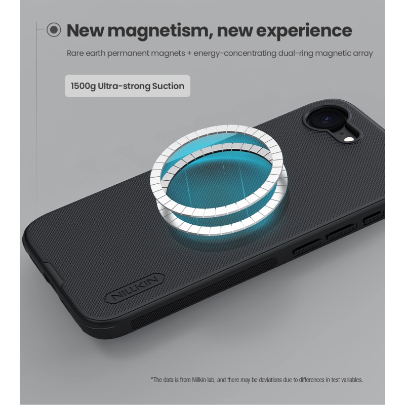 Nillkin Super Frosted PRO Magnetic Zadný Kryt pre Apple iPhone 16e Black
