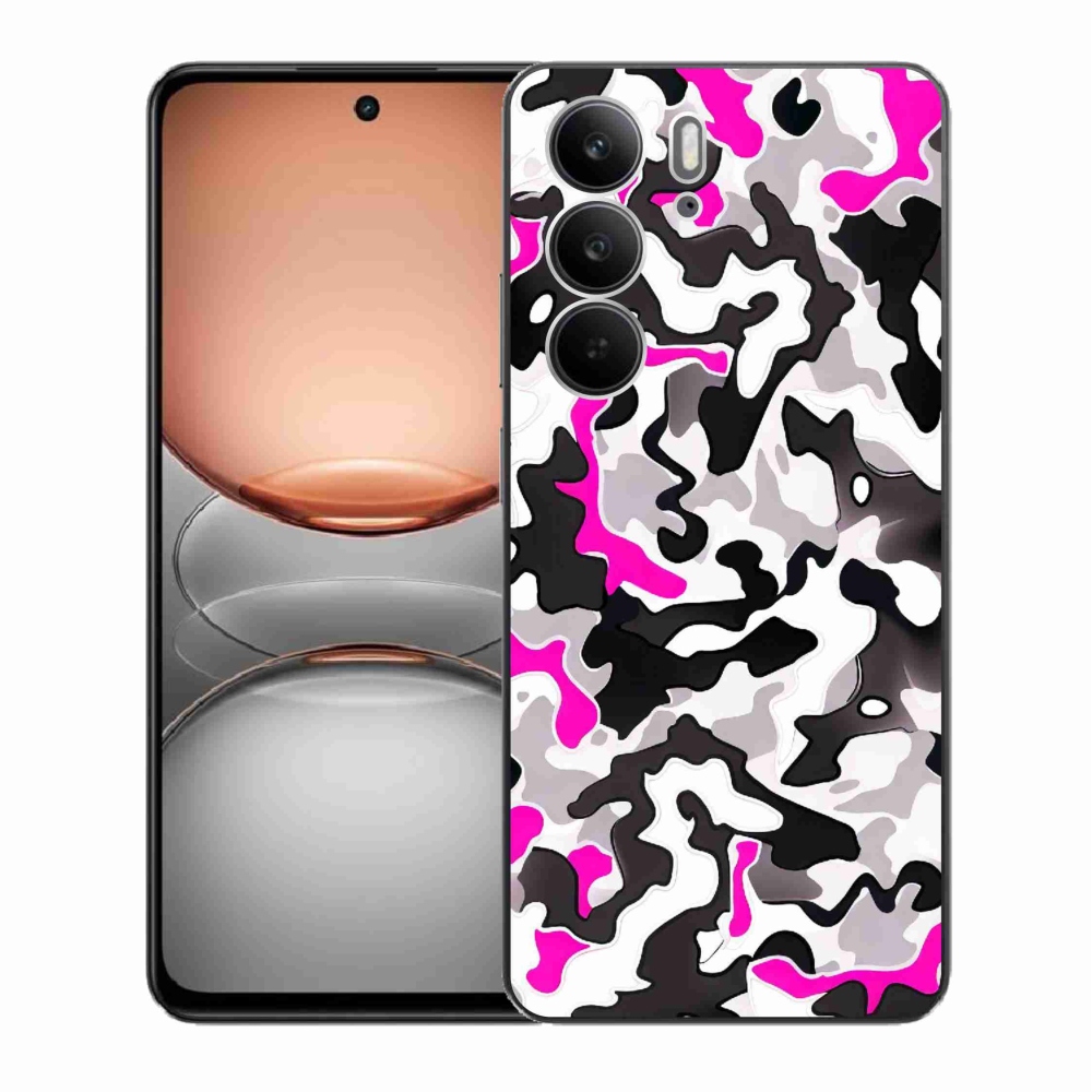 Gélový kryt mmCase na Realme C75 - maskáčový vzor 5