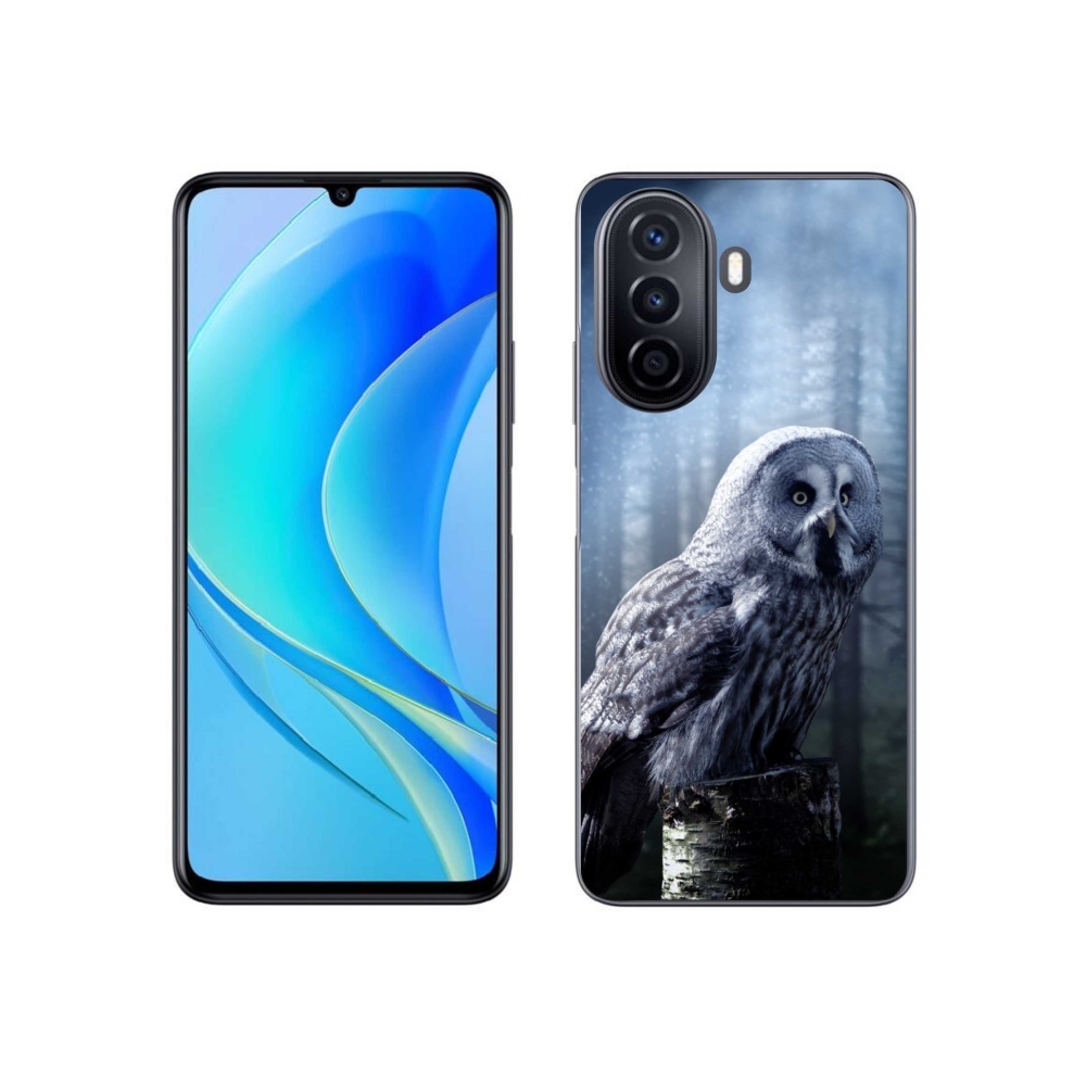 Gélový kryt mmCase na Huawei Nova Y70 - sova