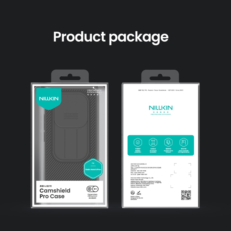 Nillkin CamShield PRO Zadný Kryt pre Xiaomi Redmi Note 14 Pro+ 5G Dark Green