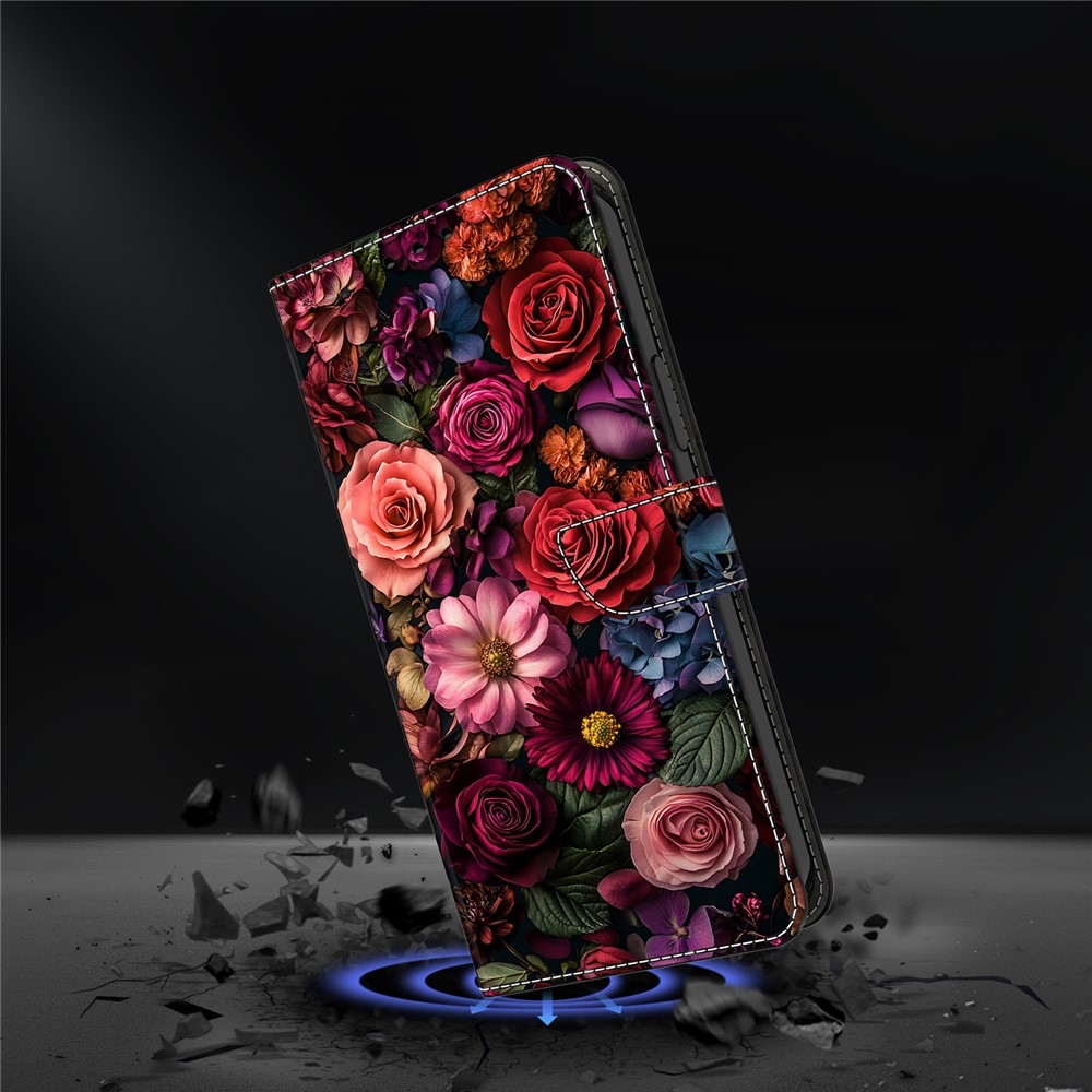 Smooth knižkové púzdro na Samsung Galaxy A07 4G - kvety