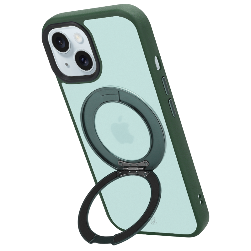 Tactical MagForce Hyperstand – puzdro pre Apple iPhone 15 v farbe Forest Green