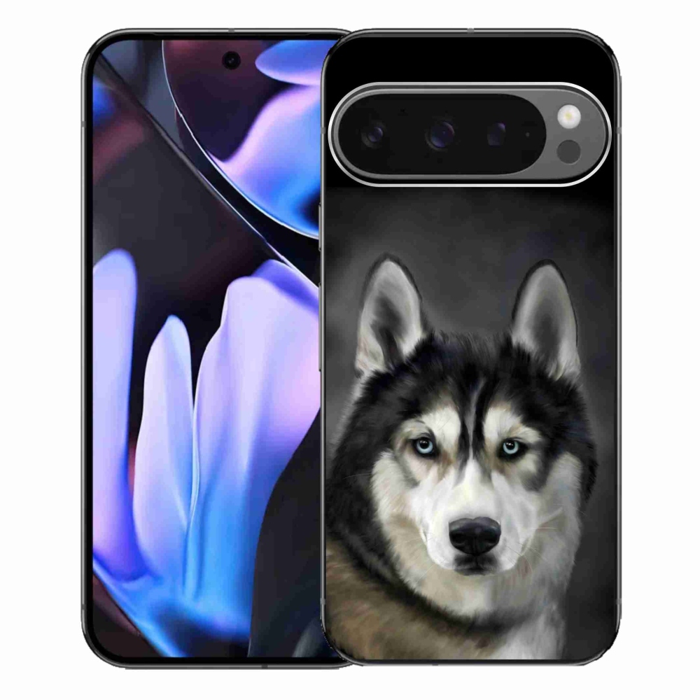 Gélový obal mmCase na Google Pixel 9 Pro XL - husky