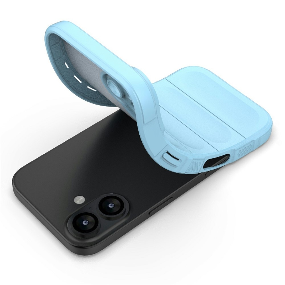 Rugg odolný gélový obal na iPhone 17 - svetlomodrý