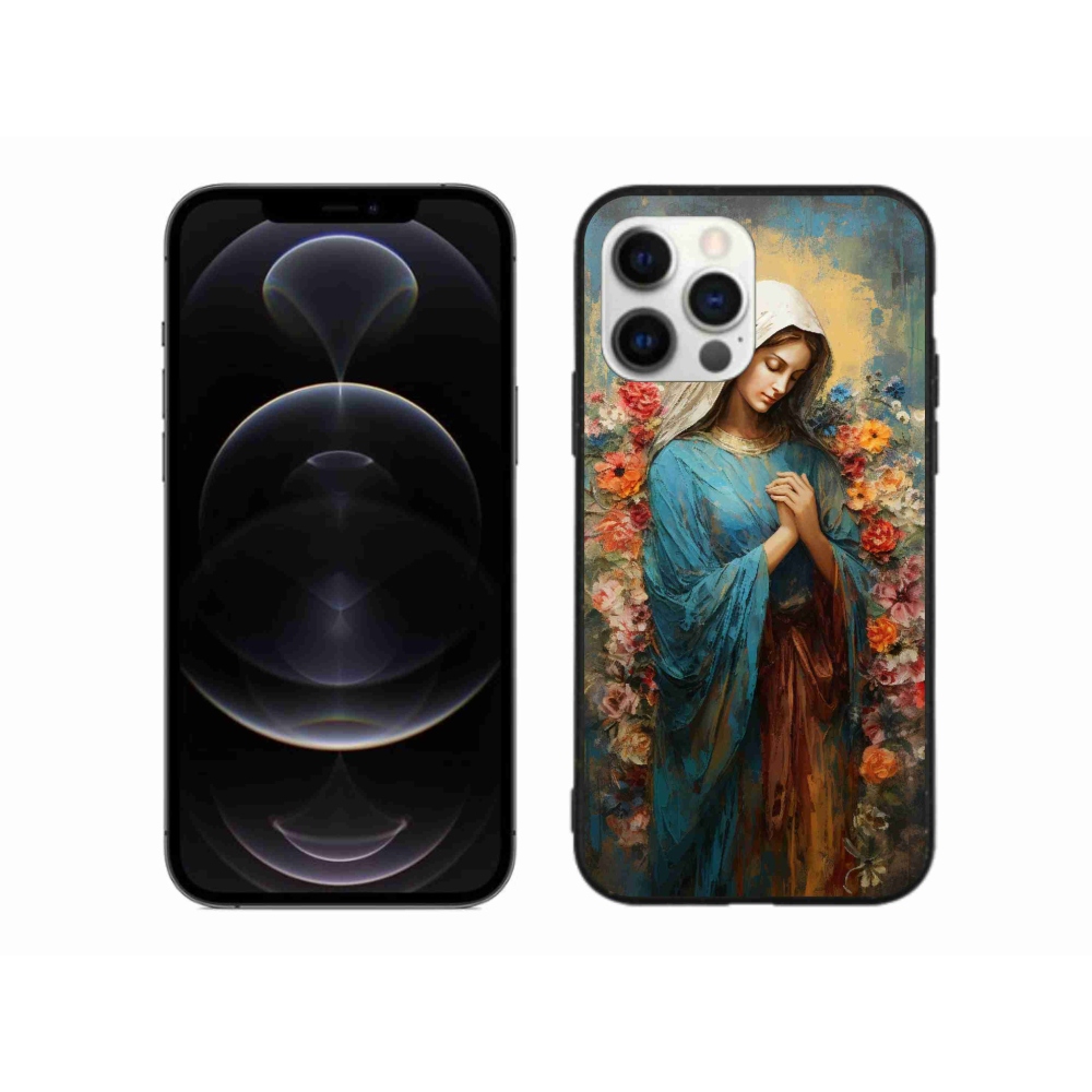 Gélový kryt mmCase na iPhone 12 Pro Max - svätá žena