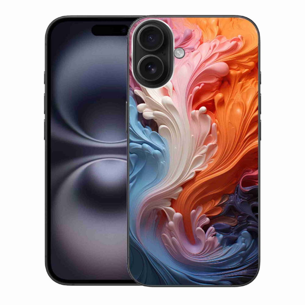 Gélový kryt mmCase na iPhone 16 Plus - abstraktný motív 8