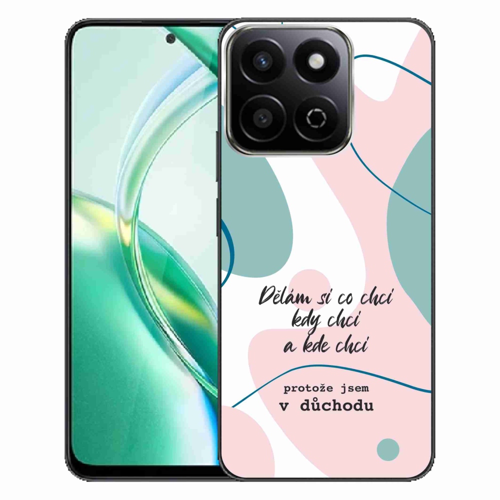 Gélový kryt mmCase na Honor 200 Smart 5G - vtipný text 10 biele pozadie