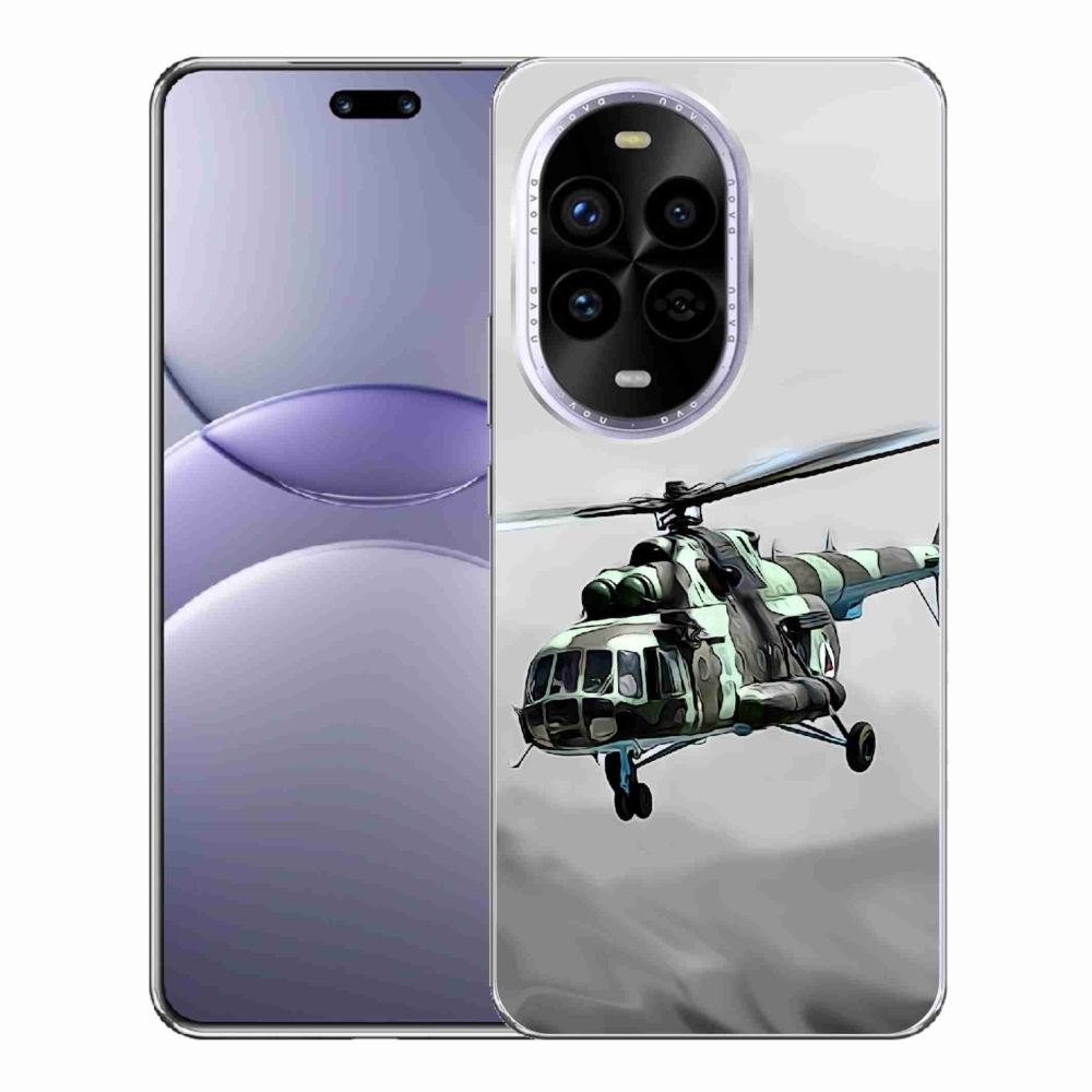 Gélový kryt mmCase na Huawei Nova 13 Pro 5G - vojenský vrtuľník