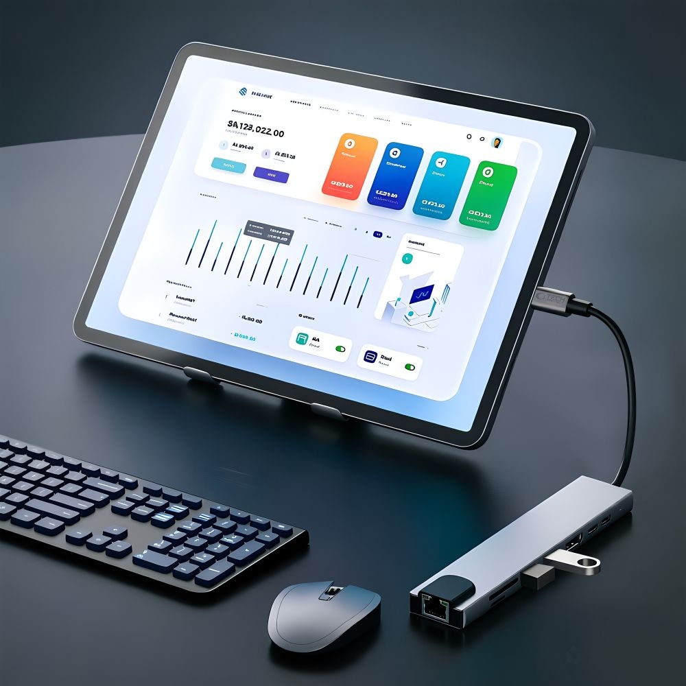 Tech-Protect HB09 USB-C adaptér 8v1 s HDMI, USB, RJ45 a čítačkou kariet