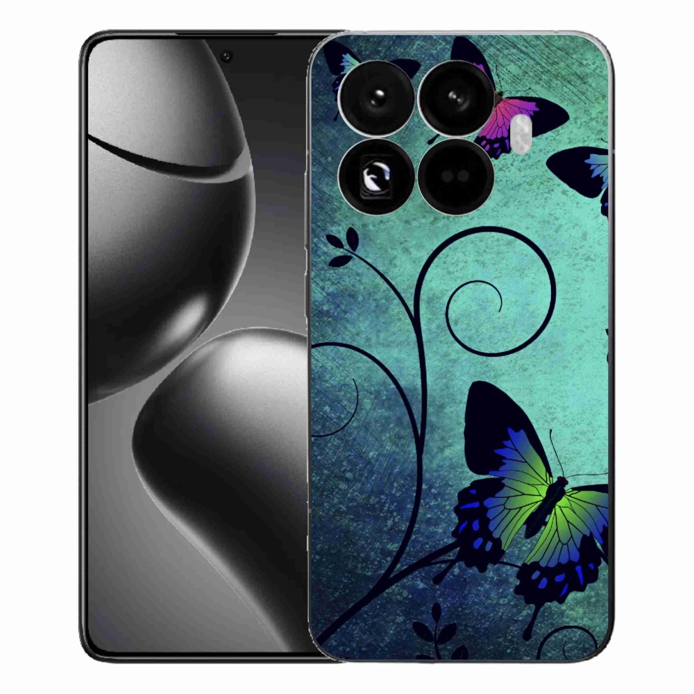 Gélový kryt mmCase na Xiaomi 15T Pro - farební motýle