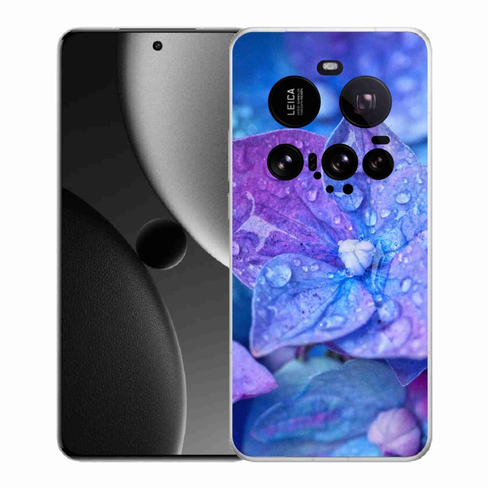 Gélový kryt mmCase na Xiaomi 15 Ultra - fialový kvet