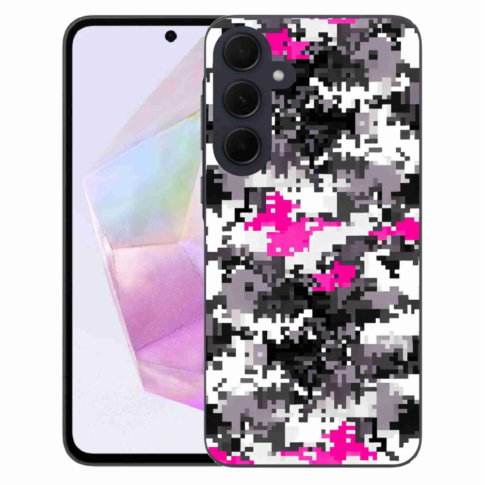 Gélový kryt mmCase na Samsung Galaxy A35 5G - maskáčový vzor 4