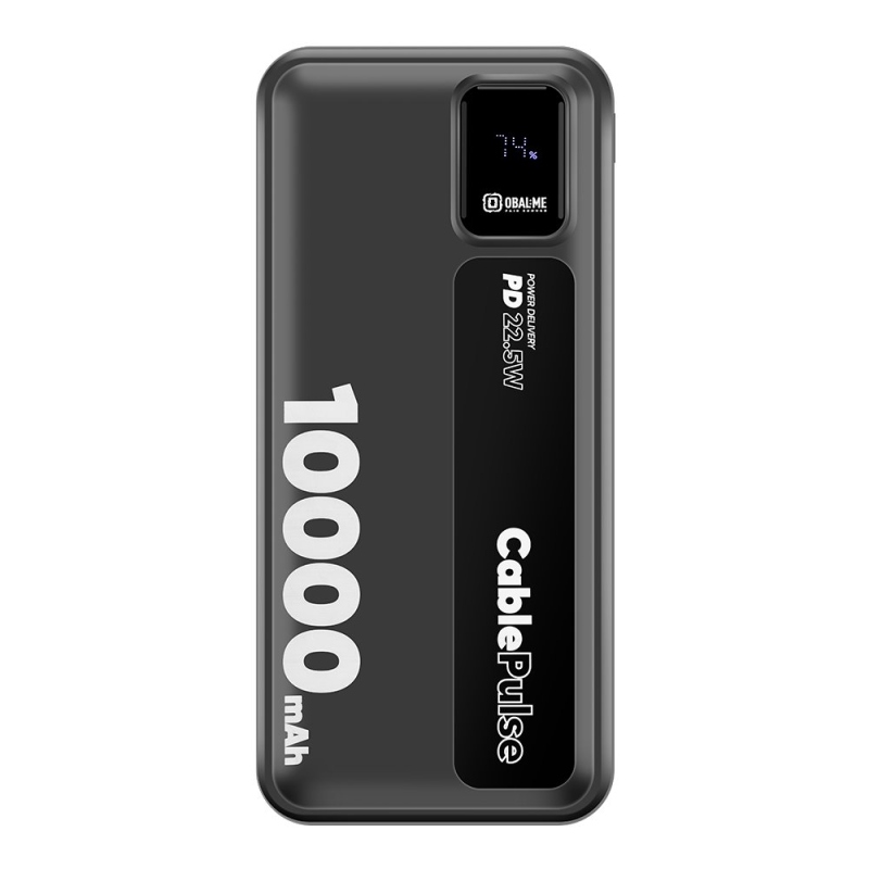 OBAL:ME CablePulse Powerbanka 10 000 mAh 22,5 W čierna