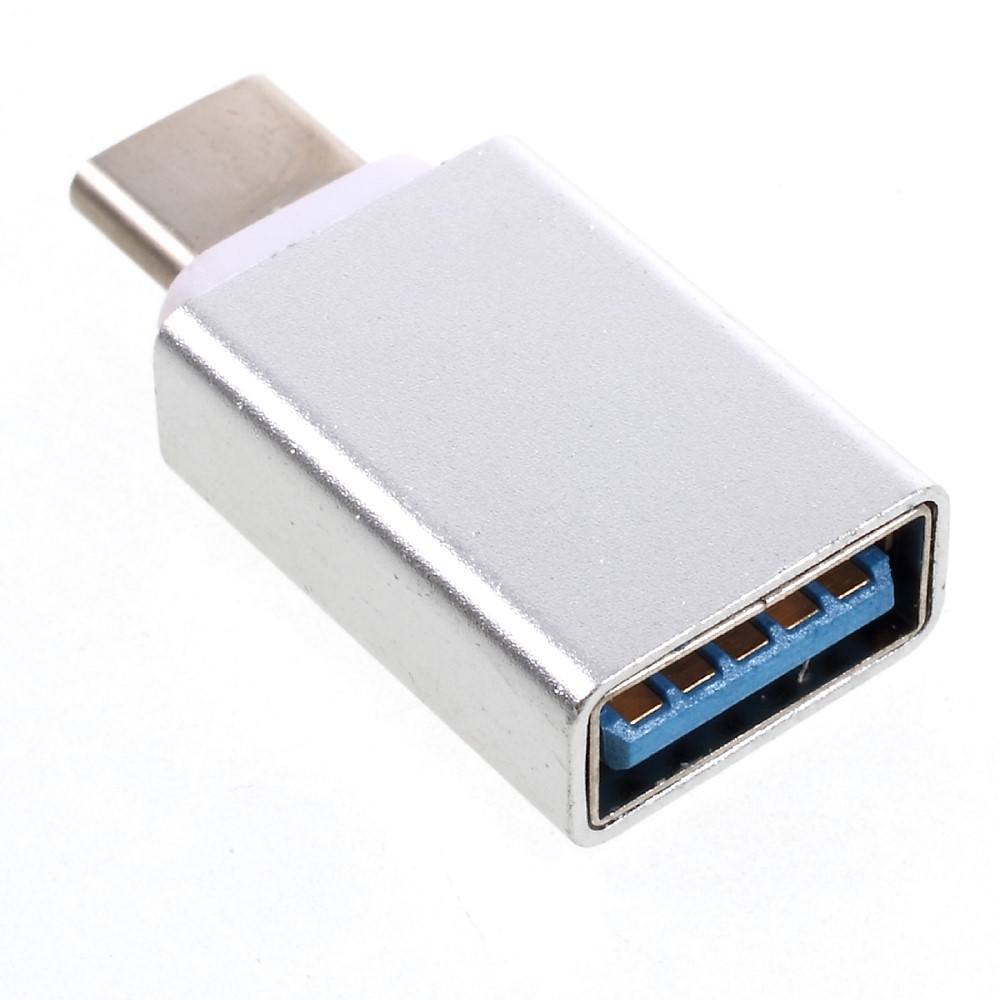 Redukcia OTG USB-C 3.1/USB 3.0 - strieborná