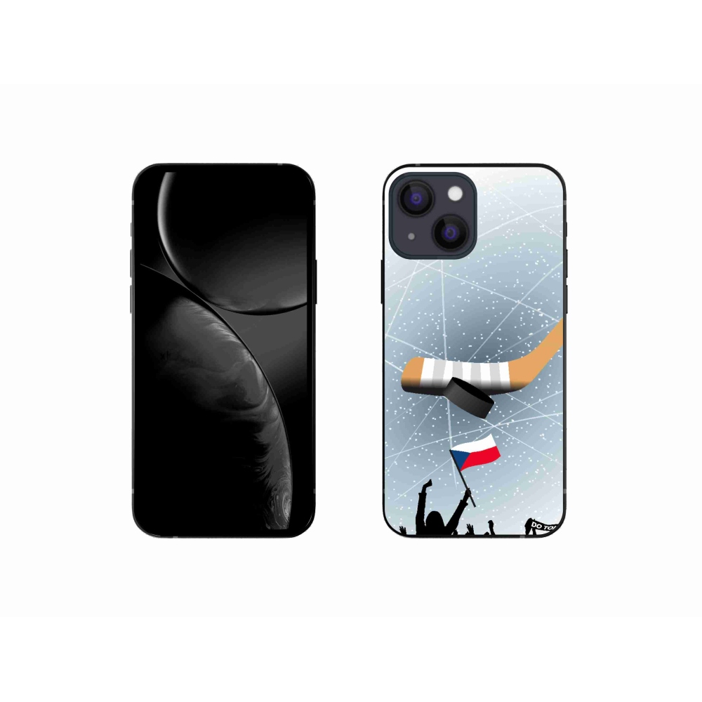 Gélový kryt mmCase na iPhone 13 mini 5.4 - fanúšikovia hokeja