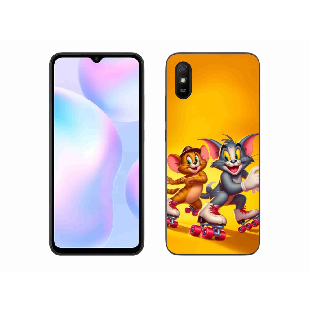 Gélový kryt mmCase na Xiaomi Redmi 9AT - tom a jerry