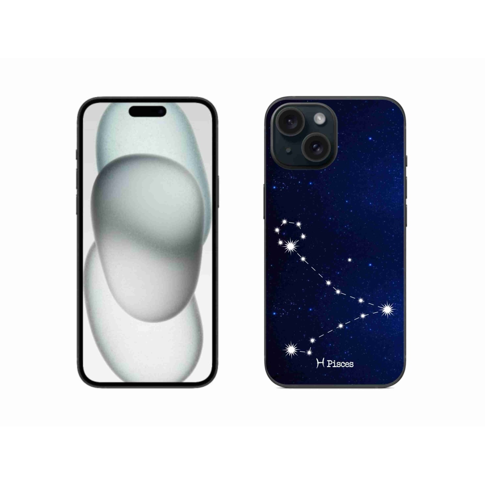 Gélový kryt mmCase na iPhone 15 - súhvezdie Ryby