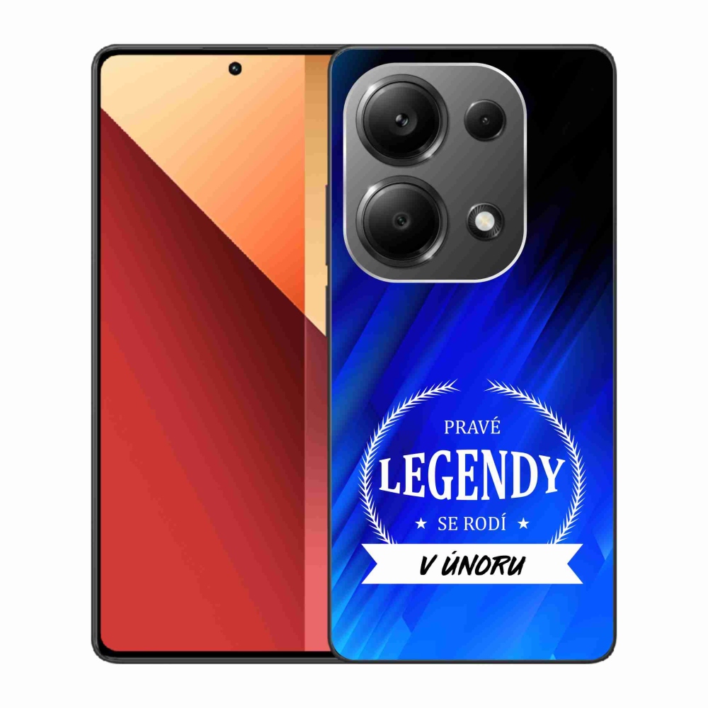 Gélový kryt mmCase na Xiaomi Redmi Note 13 Pro 4G/Poco M6 Pro - legendy vo februári modré pozadie