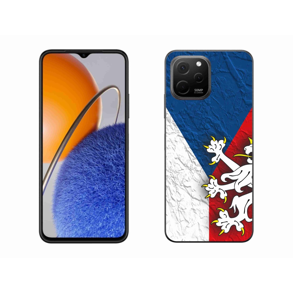 Gélový kryt mmCase na Huawei Nova Y61 - česká vlajka 1