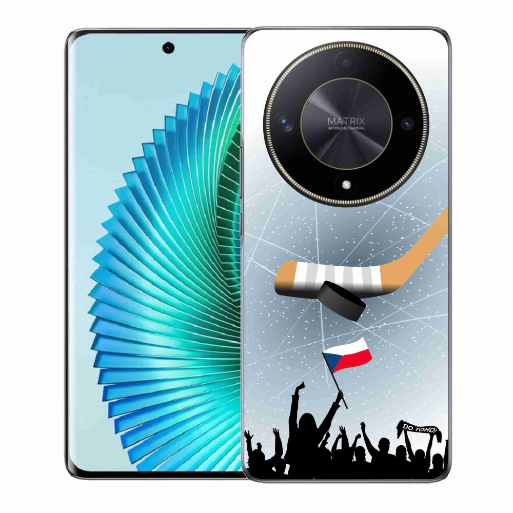 Gélový kryt mmCase na Honor Magic 6 Lite 5G - fanúšikovia hokeja