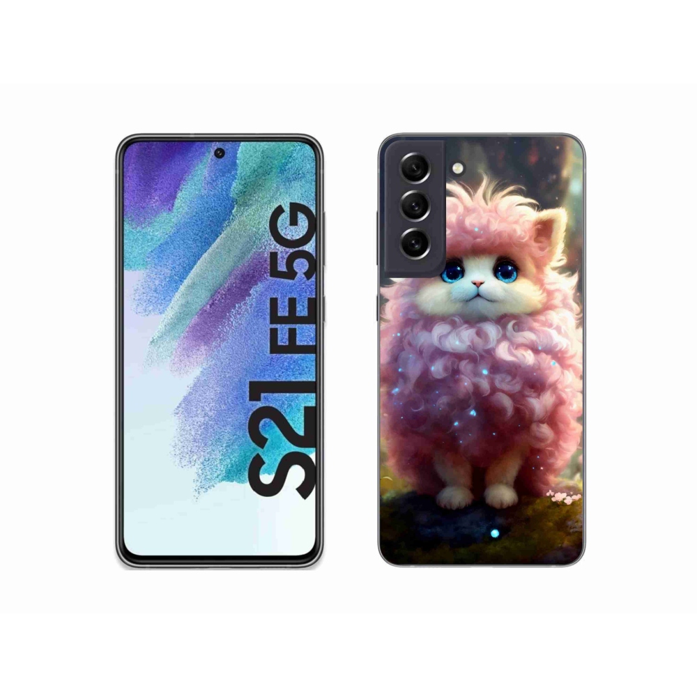 Gélový kryt mmCase na Samsung Galaxy S21 FE 5G - roztomilé mačiatko 4