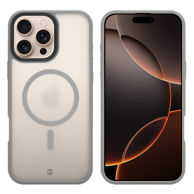 Tactical MagForce Hypersand puzdro pre Apple iPhone 16 Pro Max, svetlošedé