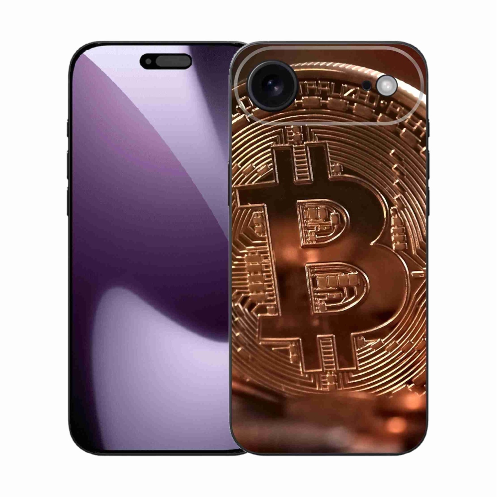 Gélový kryt mmCase na iPhone 17 Air - bitcoin