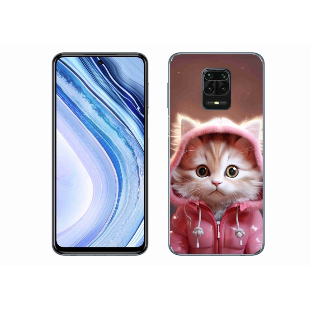 Gélový kryt mmCase na Xiaomi Redmi Note 9S - roztomilé mačiatko 3