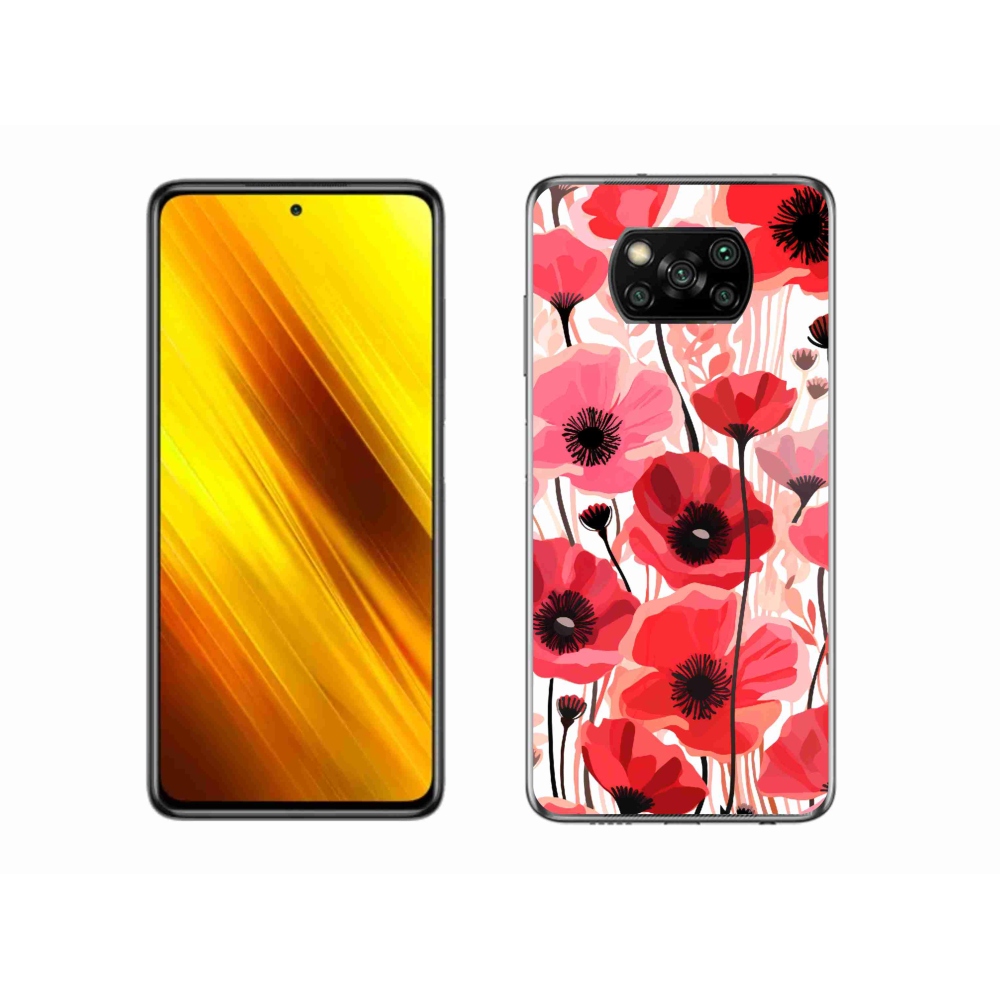 Gélový kryt mmCase na Xiaomi Poco X3 - vlčí mak 1